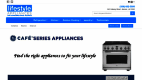 What Lifestyleappliances.com website looked like in 2019 (4 years ago)