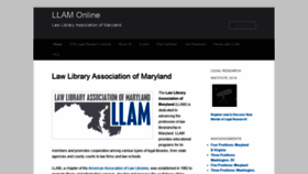 What Llamonline.org website looked like in 2019 (4 years ago)