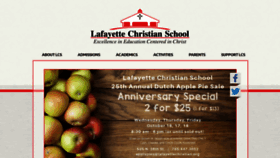 What Lafayettechristian.org website looked like in 2019 (4 years ago)