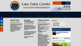 What Lakefarm.org.za website looked like in 2019 (4 years ago)
