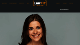 What Lawfit.com website looked like in 2019 (4 years ago)