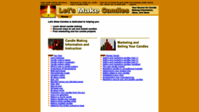 What Letsmakecandles.com website looked like in 2019 (4 years ago)