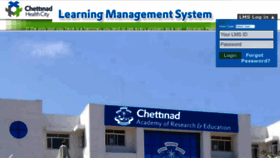 What Lms.chettinadhealthcity.com website looked like in 2019 (4 years ago)