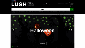 What Lush.hr website looked like in 2019 (4 years ago)