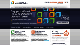What Licensecube.com website looked like in 2019 (4 years ago)