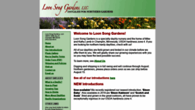 What Loonsonggardens.com website looked like in 2019 (4 years ago)