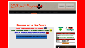 What Lenewplayers.fr website looked like in 2019 (4 years ago)