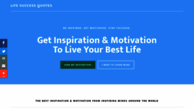 What Lifesuccessquotes.com website looked like in 2019 (4 years ago)