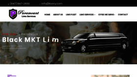 What Livery.com website looked like in 2019 (4 years ago)