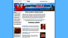 What Lobsterhelp.com website looked like in 2019 (4 years ago)