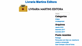 What Livrariamartinseditora.com.br website looked like in 2019 (4 years ago)