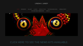 What Lindaklandy.com website looked like in 2019 (4 years ago)