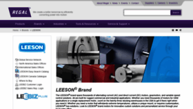 What Leeson.com website looked like in 2019 (4 years ago)
