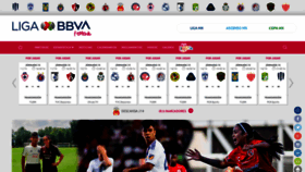 What Ligafemenil.mx website looked like in 2019 (6 years ago)