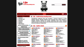 What Lijo.pl website looked like in 2019 (4 years ago)