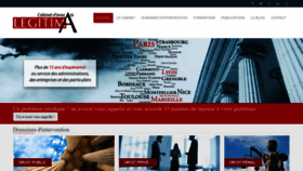 What Legitima.fr website looked like in 2019 (6 years ago)