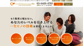 What Lymph.jp website looked like in 2019 (4 years ago)