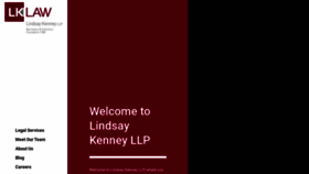What Lklaw.ca website looked like in 2019 (4 years ago)