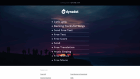 What Lyricsify.com website looked like in 2019 (4 years ago)
