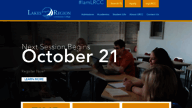 What Lrcc.edu website looked like in 2019 (4 years ago)