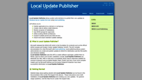 What Localupdatepublisher.com website looked like in 2019 (4 years ago)