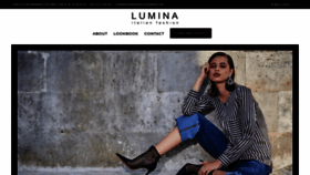 What Luminafashion.com website looked like in 2019 (4 years ago)
