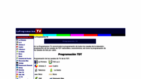 What Laprogramacion.tv website looked like in 2019 (4 years ago)