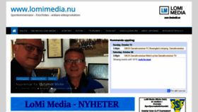What Lomimedia.nu website looked like in 2019 (4 years ago)