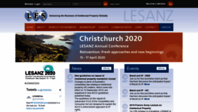 What Lesanz.org.au website looked like in 2019 (4 years ago)