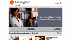 What Lernenglisch.com website looked like in 2019 (4 years ago)