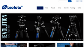 What Leofoto.com website looked like in 2019 (4 years ago)
