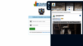 What Lauravicuna.ciudadeducativa.com website looked like in 2019 (4 years ago)