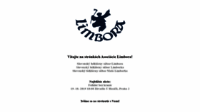 What Limbora.cz website looked like in 2019 (4 years ago)