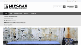What Leforge.com.au website looked like in 2019 (4 years ago)