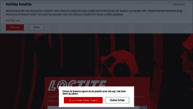 What Loctite.rs website looked like in 2019 (4 years ago)