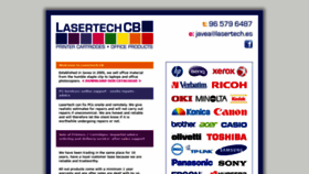 What Lasertech.es website looked like in 2019 (4 years ago)