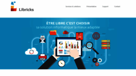 What Libricks.fr website looked like in 2019 (4 years ago)