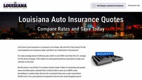 What Louisianacarinsurancepros.com website looked like in 2019 (4 years ago)