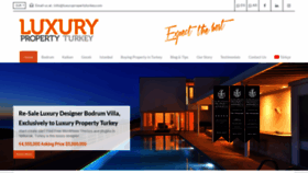 What Luxurypropertyturkey.com website looked like in 2019 (4 years ago)