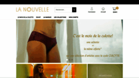 What Lingerielanouvelle.com website looked like in 2019 (4 years ago)