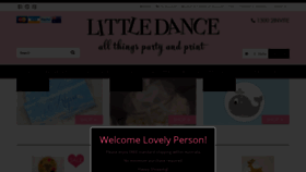 What Littledanceinvitations.com.au website looked like in 2019 (4 years ago)