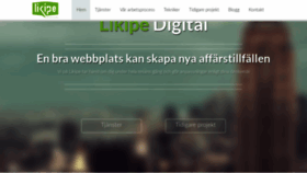 What Likipe.com website looked like in 2019 (4 years ago)