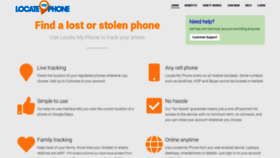 What Locatemyphone.co.uk website looked like in 2019 (4 years ago)