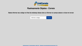 What Linkcorreios.com.br website looked like in 2019 (4 years ago)