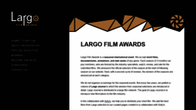 What Largofilmawards.com website looked like in 2019 (4 years ago)