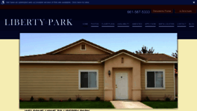 What Libertyparkapartmenthomes.com website looked like in 2019 (4 years ago)
