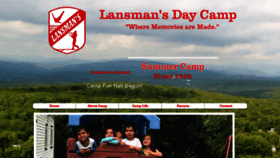 What Lansmansdaycamp.com website looked like in 2019 (4 years ago)