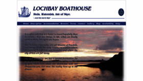 What Lochbayboathouse.co.uk website looked like in 2019 (4 years ago)
