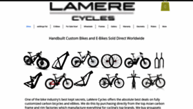 What Lamerecycles.com website looked like in 2019 (4 years ago)