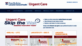 What Lghealthurgentcare.org website looked like in 2019 (4 years ago)